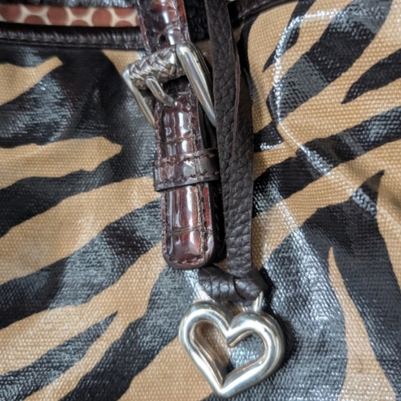 Brighton Zebra Print Tote Bag Africa Stories - Picture 3 of 15